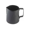 Tablecraft Frothing Cup 18 Oz. Black 5"x3.75"x4.25" - Stainless Steel (Coated) - Nonstick PTFE Finish