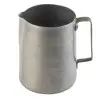 Tablecraft Frothing Cup 36 Oz. 5.5"x4.5"x5.75" - Stainless Steel (200 Series) - Vintage Finish - Gold Finish Handle