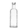 Tablecraft Carafe with Lid - Honeycomb 34 Oz. Clear 3.5"x3.5"x11.25" - Styrene Acrylonitrile (SAN)