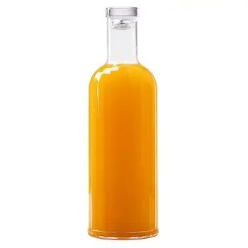 Tablecraft Carafe with Lid 34 Oz. Clear 3.5"x3.5"x11.25" - Styrene Acrylonitrile (SAN)