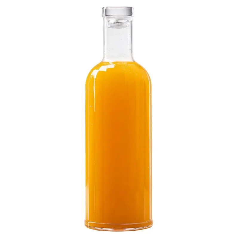 Tablecraft Carafe with Lid 34 Oz. Clear 3.5"x3.5"x11.25" - Styrene Acrylonitrile (SAN) Tablecraft Carafe with Lid 34 Oz. Clear 3.5"x3.5"x11.25" - Styrene Acrylonitrile (SAN)