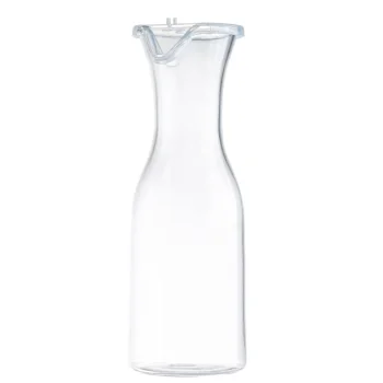 Tablecraft Carafe with Lid 36 Oz. Clear 3.75"x3.75"x10.75" - Polycarbonate (PC)