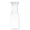 Tablecraft Carafe with Lid 36 Oz. Clear 3.75"x3.75"x10.75" - Polycarbonate (PC)
