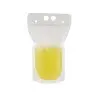Tablecraft To-Go Beverage Pouch 16 Oz. Clear 5.125"x.035"x9" - Polyethylene - Pack of 100