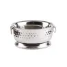 Tablecraft Bali Collection Oval Beverage Tub 4.75 Gallon 18"x15.25"x8.75" - Stainless Steel (14-1)