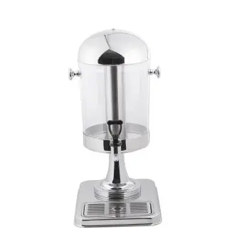Tablecraft Single Beverage Dispenser 2.1 Gallon 10.25"x13.625"x22.75" - Polycarbonate (PC)