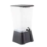 Tablecraft Standard Beverage Dispenser 5 Gallon Black 10.875"x11.5"x22" - (PPC) Includes Tomlinsoni faucet - NSF