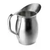 Tablecraft Bell Pitcher 3 Qts 6"x10"x9.125" - Stainless Steel (18/8)