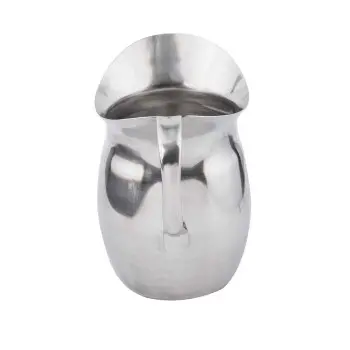 Tablecraft Bell Pitcher 3 Qts 6"x10"x9.125" - Stainless Steel (18/8)
