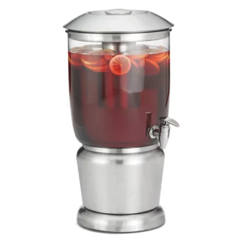 Tablecraft Upscale Beverage Dispenser 1.5 Gallon 8.25"x9"x17.75" - Stainless Steel (14-1)