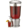 Tablecraft Upscale Beverage Dispenser 5 Gallon 12.25"x13.25"x24.5" - Stainless Steel (14-1)