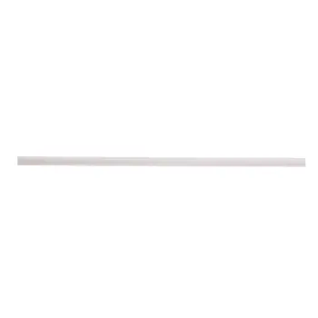 Tablecraft 7.75" (8mm) Straws White .315"x.315"x7.75" - Paper Pack of 500 - Individually Wrapped - Set of 6