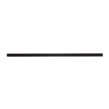 Tablecraft 5.75" (6mm) Cocktail Straws Black .236"x.236"x5.75" - Paper Pack of 500 - Unwrapped - Set of 6
