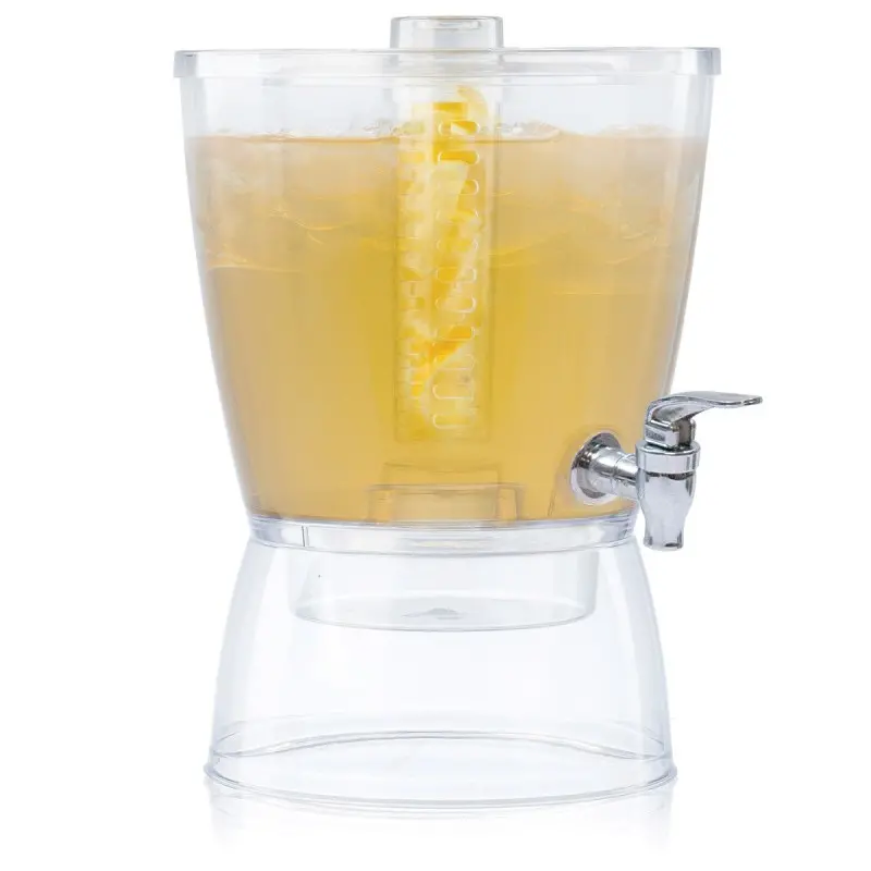 Tablecraft Stackable Beverage Dispenser 1.5 Gallon Clear 9.5"x10.5"x13.5" - Styrene Acrylonitrile (SAN)