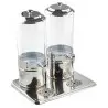 Tablecraft Double Beverage Dispenser 4 Gallon 14.375"x17.75"x21" - Polycarbonate (PC)