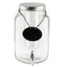 Tablecraft Mason Jar Beverage Dispenser 2 Gallon Clear 7.75"x10.25"x12.5" - Glass (Clear Soda Lime Glass)