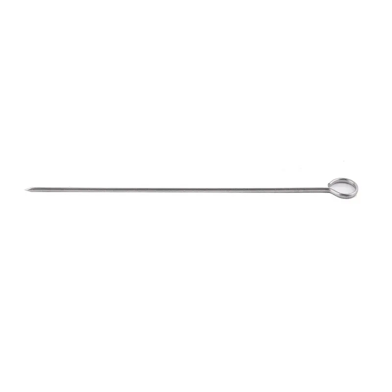 Tablecraft Oval Skewer 10"x.875"x.19" - Stainless Steel (200 Series) - Set of 60