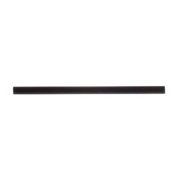 Tablecraft 7.75" (6mm) Straws Black .236"x.236"x7.75" - Paper Pack of 500 - Unwrapped - Set of 6
