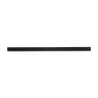 Tablecraft 7.75" (6mm) Straws Black .236"x.236"x7.75" - Paper Pack of 500 - Unwrapped - Set of 6