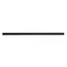 Tablecraft 7.75" (5mm) Straws Black .197"x.197"x7.75" - PLA Pack of 300 - Individually Wrapped - Set of 24