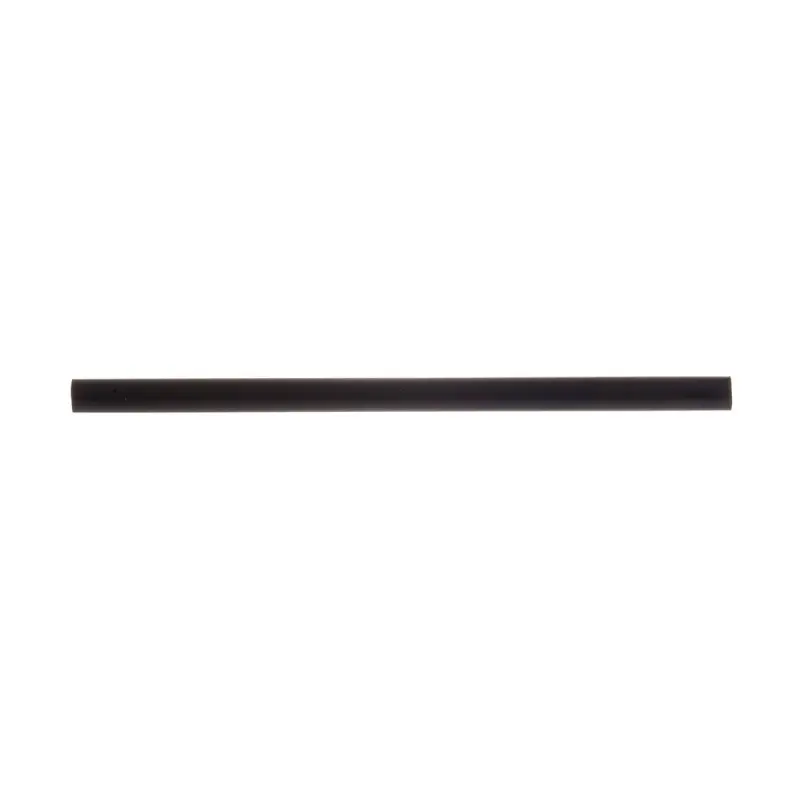 Tablecraft 5.75" (5mm) Cocktail Straws Black .197"x.197"x5.75" - PLA Pack of 1000 - Unwrapped - Set of 20