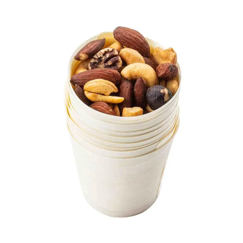 Tablecraft Disposable Cup 2.375"x2.375"x2.31" - Wood (Poplar) Pack of 50 - Set of 12