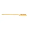 Tablecraft Paddle Pick "Medium" .34375"x.09375"x3.5" - Natural Bamboo Pack of 100 - Set of 12