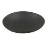 Tablecraft Round Disposable Dish Black 2.4375"x2.4375"x.375" - Bamboo (Coated) - Set of 4
