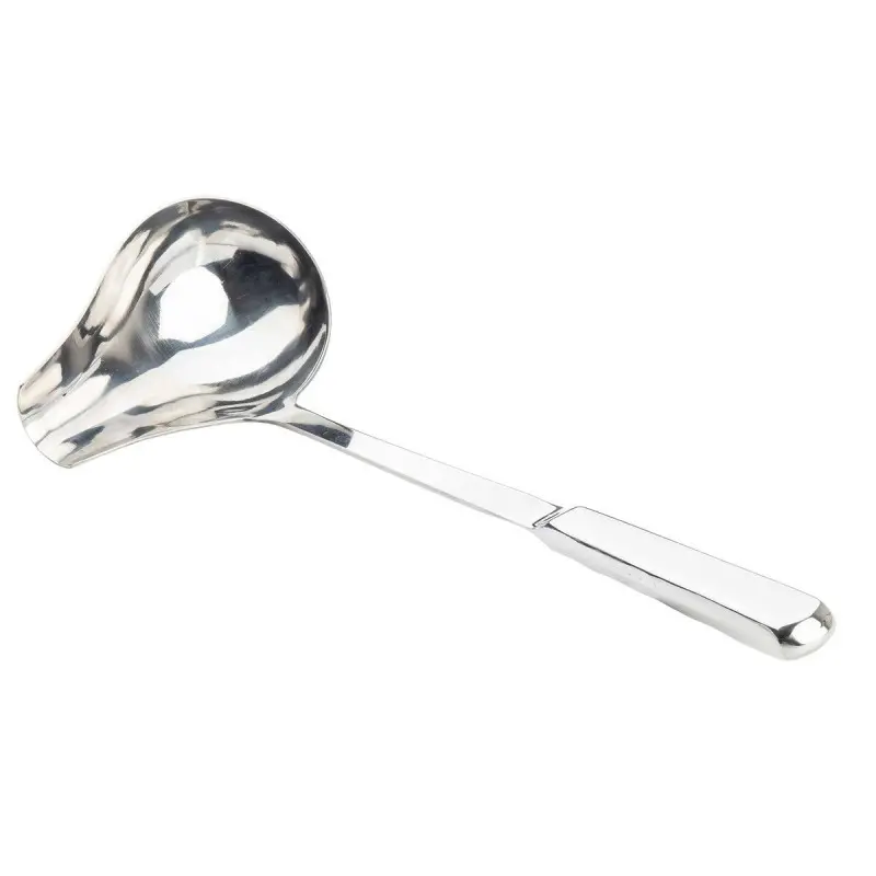 Tablecraft Holden Collection Hollow Handle Large Ladle with Spout 2 Oz. 12.5"x4.25"x2.5" - Stainless Steel (18/0)