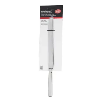 Tablecraft Holden Collection Hollow Handle Bread Knife 13.75"x.75"x.5" - Stainless Steel (18/0)