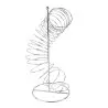 Tablecraft Spiral Fruit Basket Oz. 9"x9"x18.5" - Chrome Plated (Over Iron)
