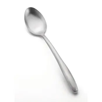 Tablecraft Dalton Collection Solid Spoon 2.75"x1.52"x13.75" - Stainless Steel (18/8)