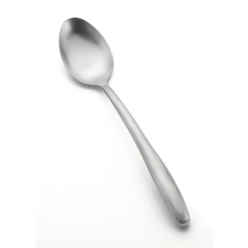 Tablecraft Dalton Collection Solid Spoon 2.75"x1.52"x13.75" - Stainless Steel (18/8)