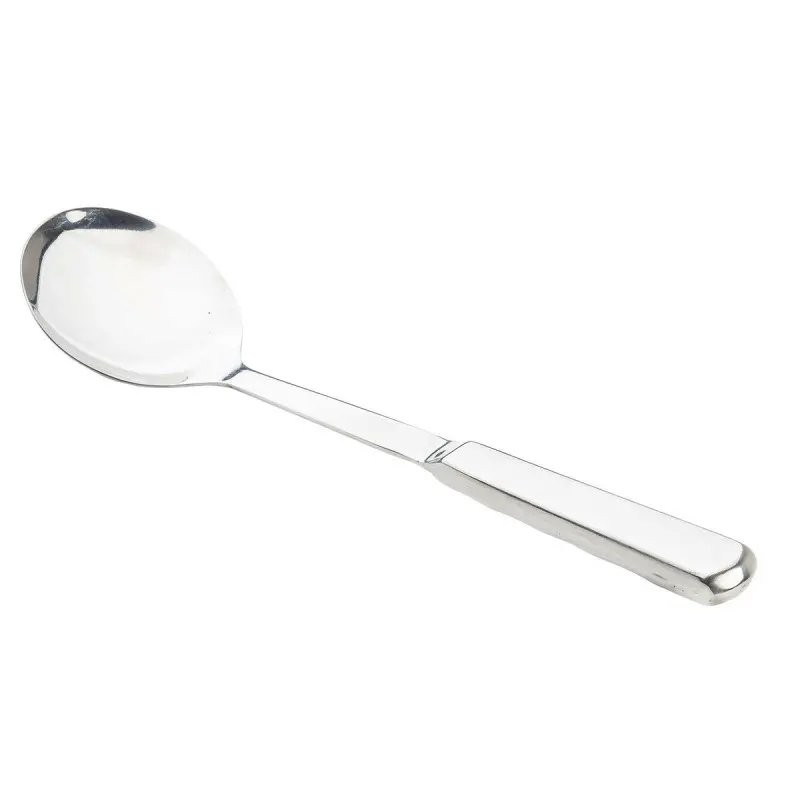Tablecraft Holden Collection Hollow Handle Solid Spoon 2.5"x.5"x11.75" - Stainless Steel (18/0)