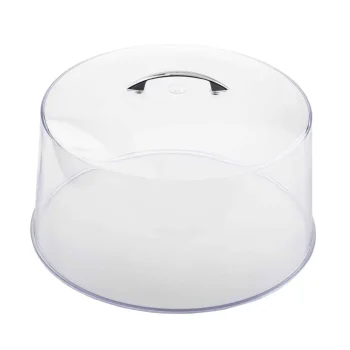Tablecraft Cake Cover with Handle Clear 12"x12"x7.5" - Polystyrene (Generic Prime) - Set of 6
