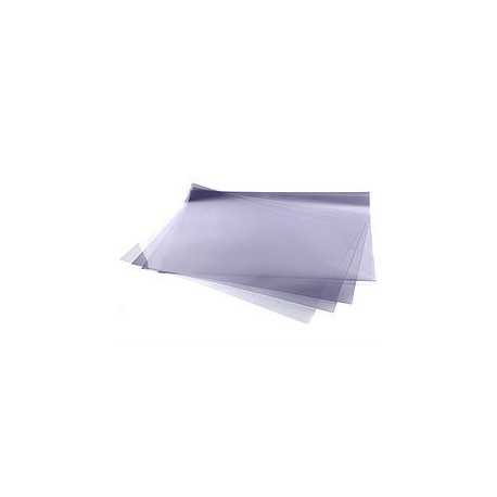 Pastry Chef's Boutique PCBAS1624 Clear Acetate Rhodoid Sheets - 16'' x 24'' - 4.75 Mil. - 120 Microns - Pack of 100 Chocolate...