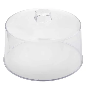 Tablecraft Cake Cover with Handle Clear 12"x12"x7.5" - Polystyrene (Generic Prime) - Set of 6