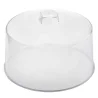 Tablecraft Cake Cover with Handle Clear 12"x12"x7.5" - Polystyrene (Generic Prime) - Set of 6