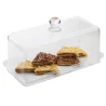 Tablecraft Rectangular Cake Cover Clear 13.5"x6"x7.75" - Styrene Acrylonitrile (SAN)