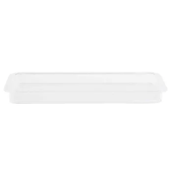 Tablecraft Rectangular Cake Plate Clear 14.75"x7.25"x1.125" - Styrene Acrylonitrile (SAN)