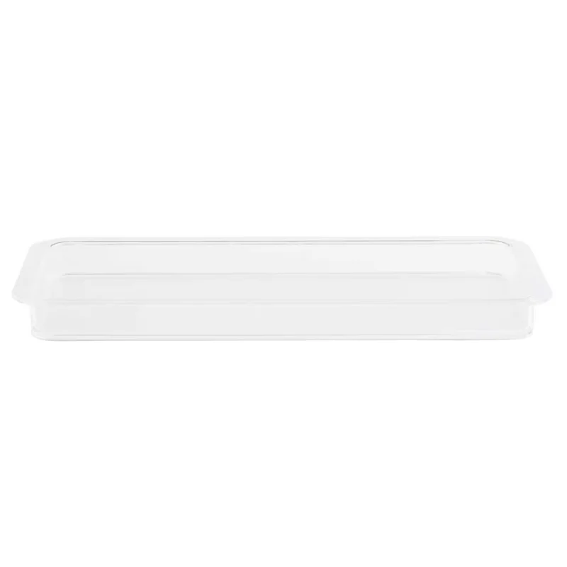 Tablecraft Rectangular Cake Plate Clear 14.75"x7.25"x1.125" - Styrene Acrylonitrile (SAN) Tablecraft Rectangular Cake Plate Clear 14.75"x7.25"x1.125" - Styrene Acrylonitrile (SAN)