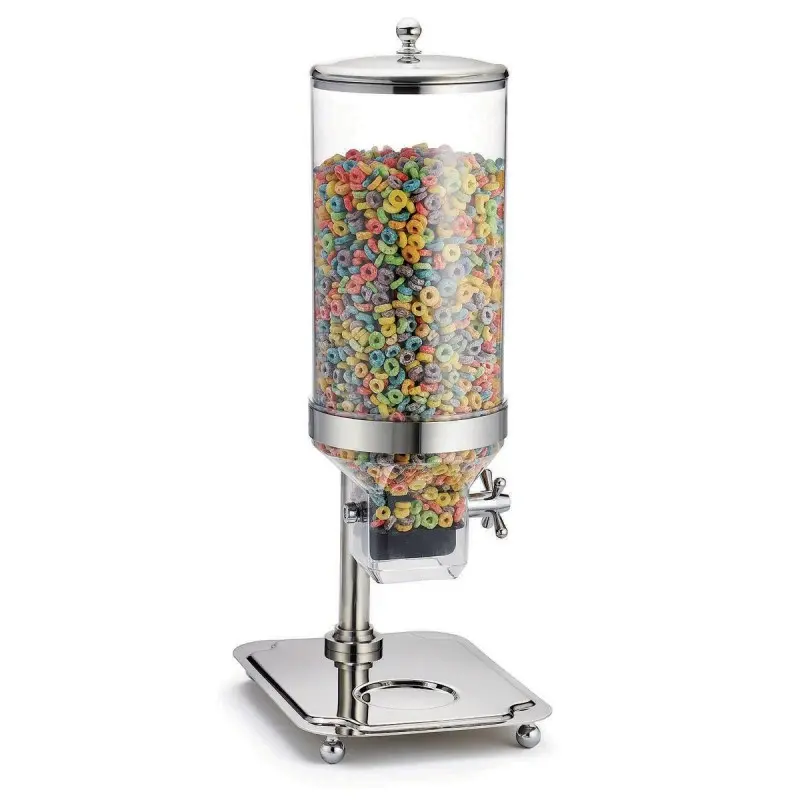 Tablecraft Cereal Dispenser 2.25 Gallon 10"x13"x26.5" - Polycarbonate (PC)