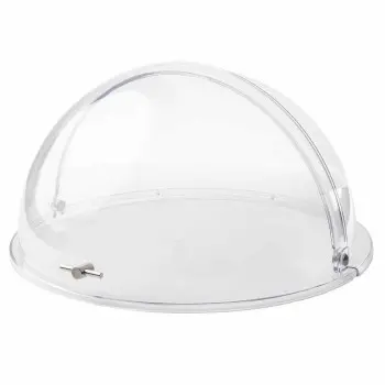 Tablecraft Round Cover Clear 19"x19"x10" - Polycarbonate (PC)