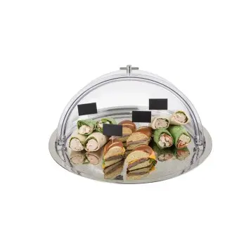 Tablecraft Round Cover Clear 19"x19"x10" - Polycarbonate (PC)