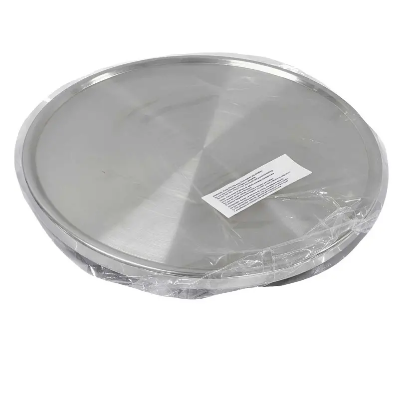 Tablecraft Round Cake Plate 13"x13"x1.25" - Stainless Steel (200 Series)