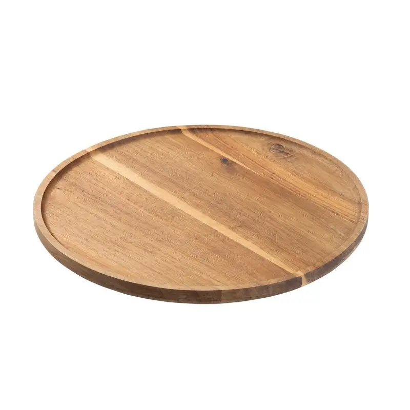 Tablecraft Lazy Susan 13"x13"x1.625" - Acacia Wood