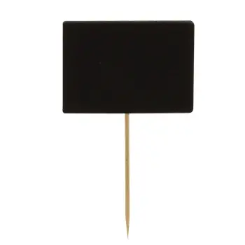 Tablecraft Chalkboard Picks 2.5"x.1875"x3.5" - Natural Bamboo Pack of 100