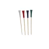 Tablecraft Sport Picks Golf Tee .5"x.5"x4.5" - Combo: Bamboo & Pinewood - Pack of 100 - Incl:Whte/ Blu/Grn/Red -12-Pack