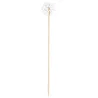 Tablecraft Decorative Picks - Snowflakes .625"x.25"x4.5" - Natural Bamboo Pack of 100 - Set of 12