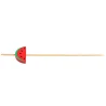 Tablecraft Decorative Picks - Watermelon .625"x.25"x4.5" - Natural Bamboo Pack of 100 - Set of 12